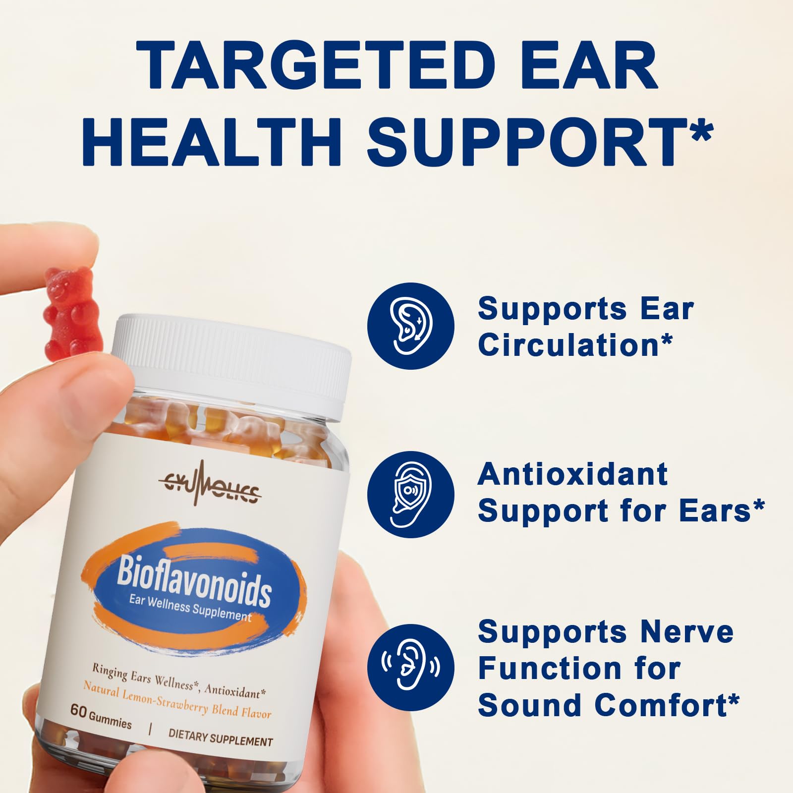 Gyumolics berry-flavored gummies offer tasty daily intake for ongoing wellness.