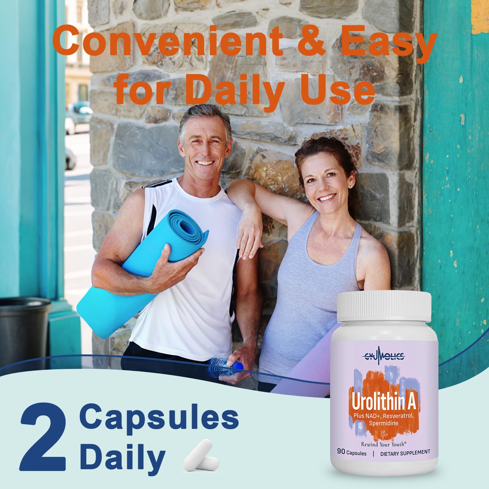 Two capsules daily to support a simple wellness routine.