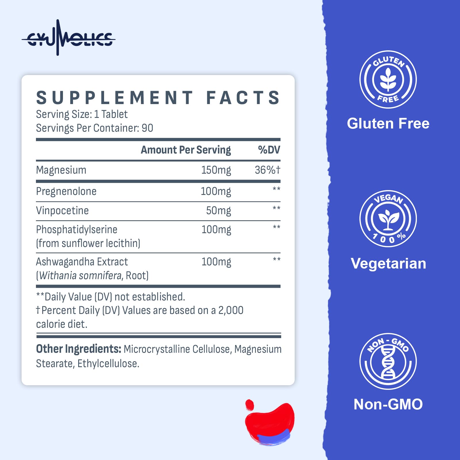 Gyumolics unisex formula fits both men and women into daily cognitive routines.