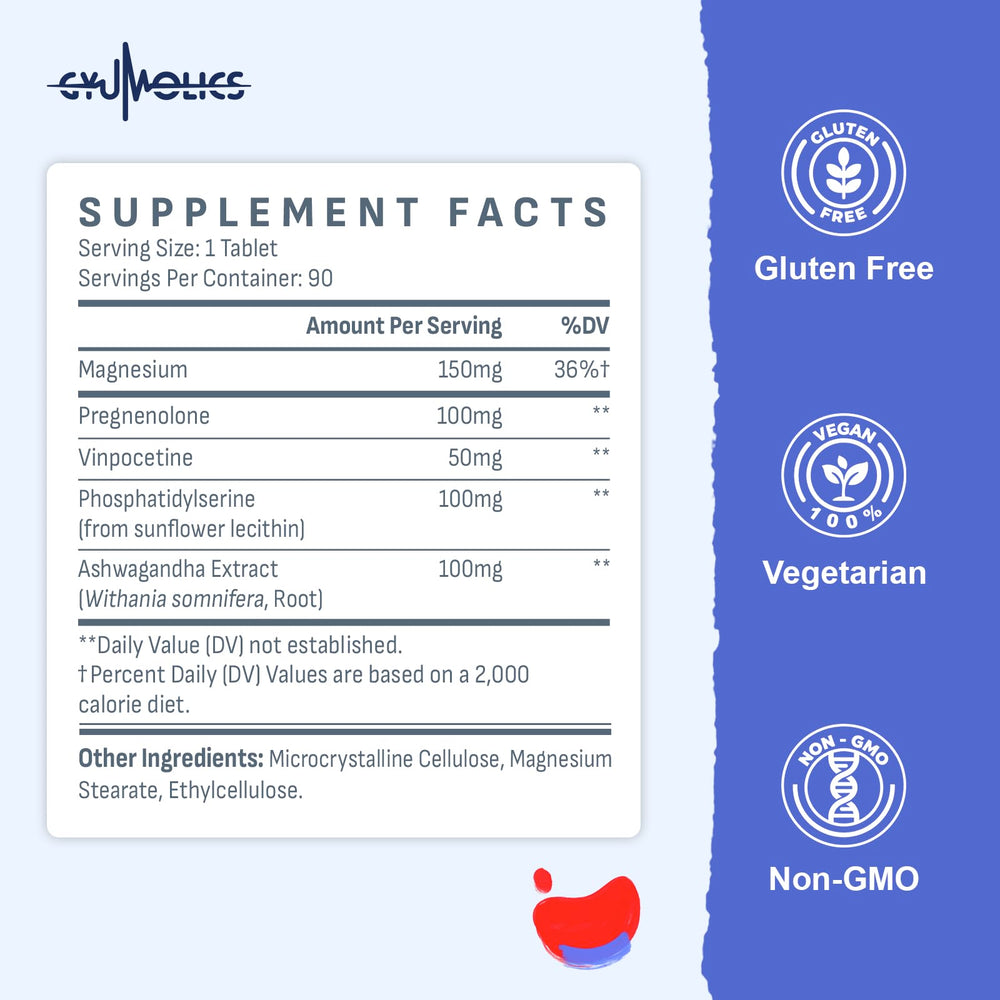Gyumolics unisex formula fits both men and women into daily cognitive routines.