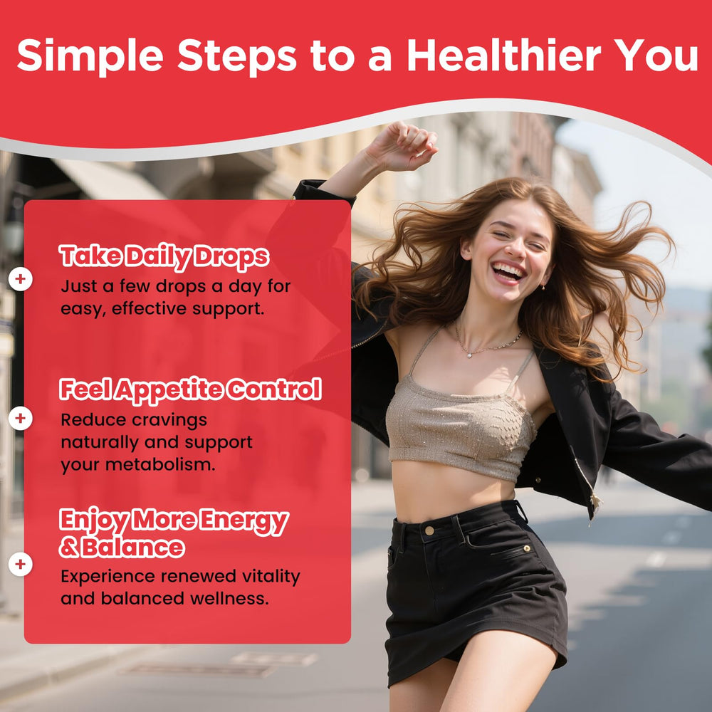 Vegan, gluten-free, soy-free label on GLP-1 drops packaging