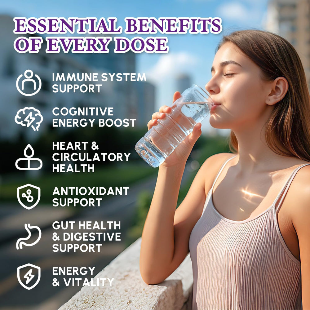 GZ HaoYuan immune support vitamins C and D with zinc in bottle.