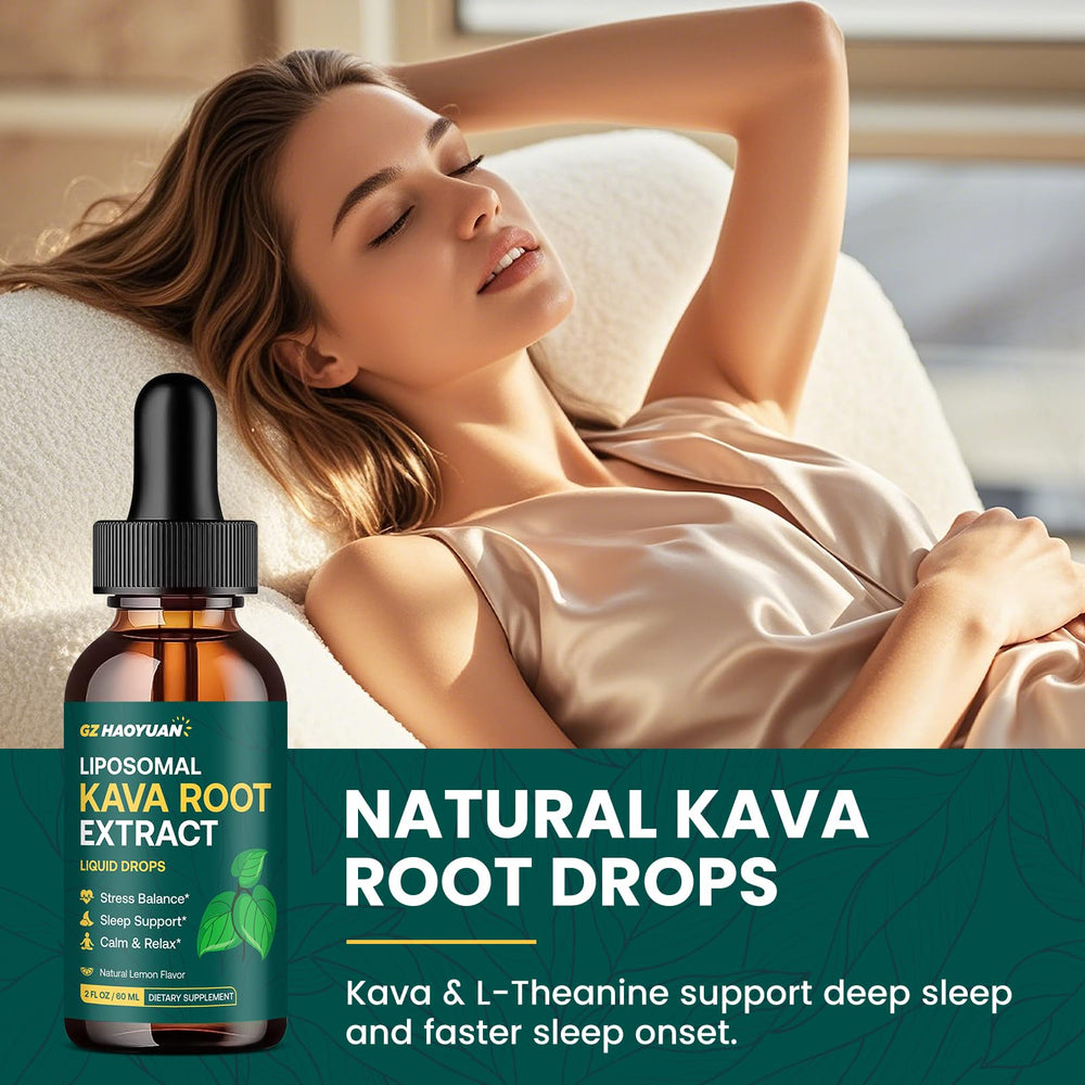 GZ HAOYUAN kava drops in water for quick calm.