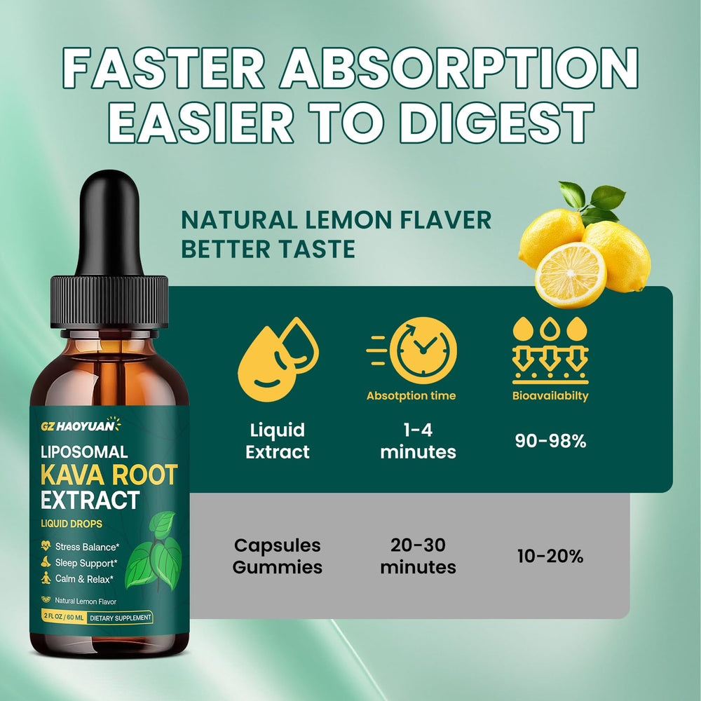 GZ HAOYUAN liposomal kava drops with GABA and Ashwagandha.