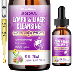 GZ Haoyuan Lymph-Liver Drops bottle for convenient daily detox support