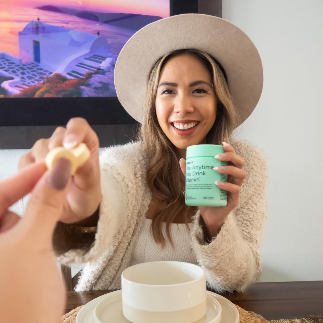 H-PROOF Vitamin bottle and lemon slice illustrate flavor and appeal.