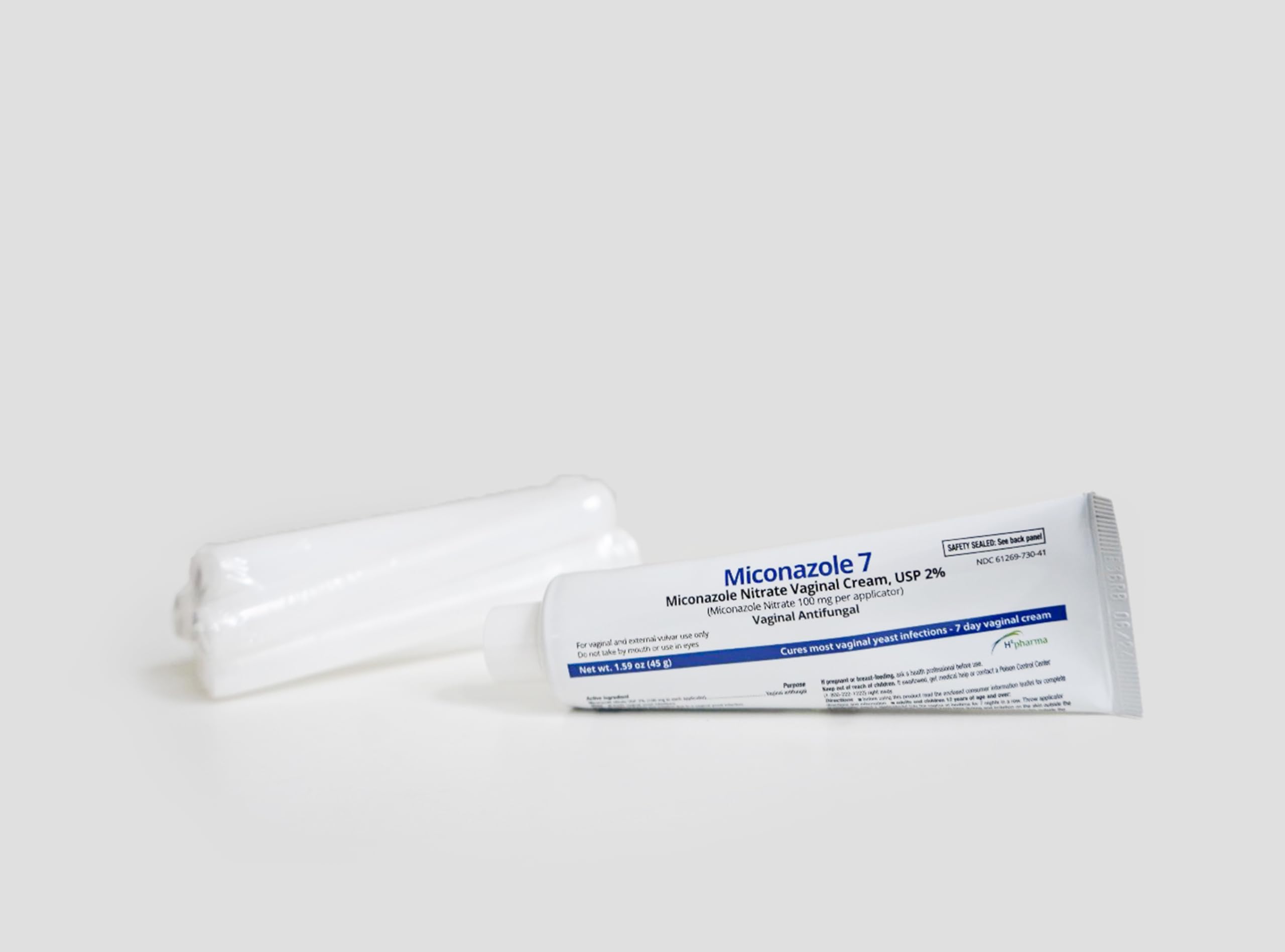 h2 pharma Miconazole 7 Cream fragrance-free formula for sensitive skin