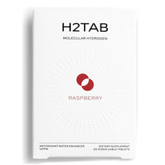 H2TAB hydrogen tablet dissolving in water for quick refreshment
