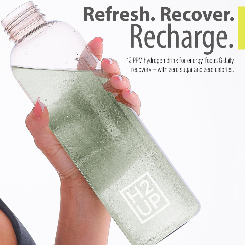 H2UP compact packaging supports daily hydration on the go.