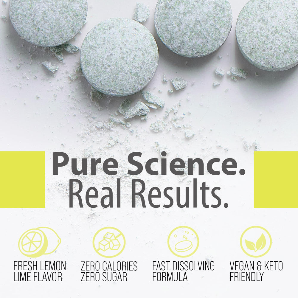 H2UP magnesium-based tablets with natural acids.