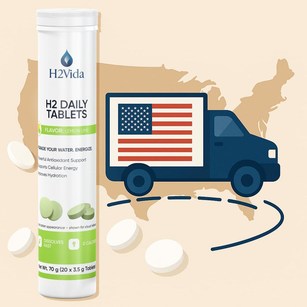 H2Vida on-the-go hydration with a water bottle, easy daily boost