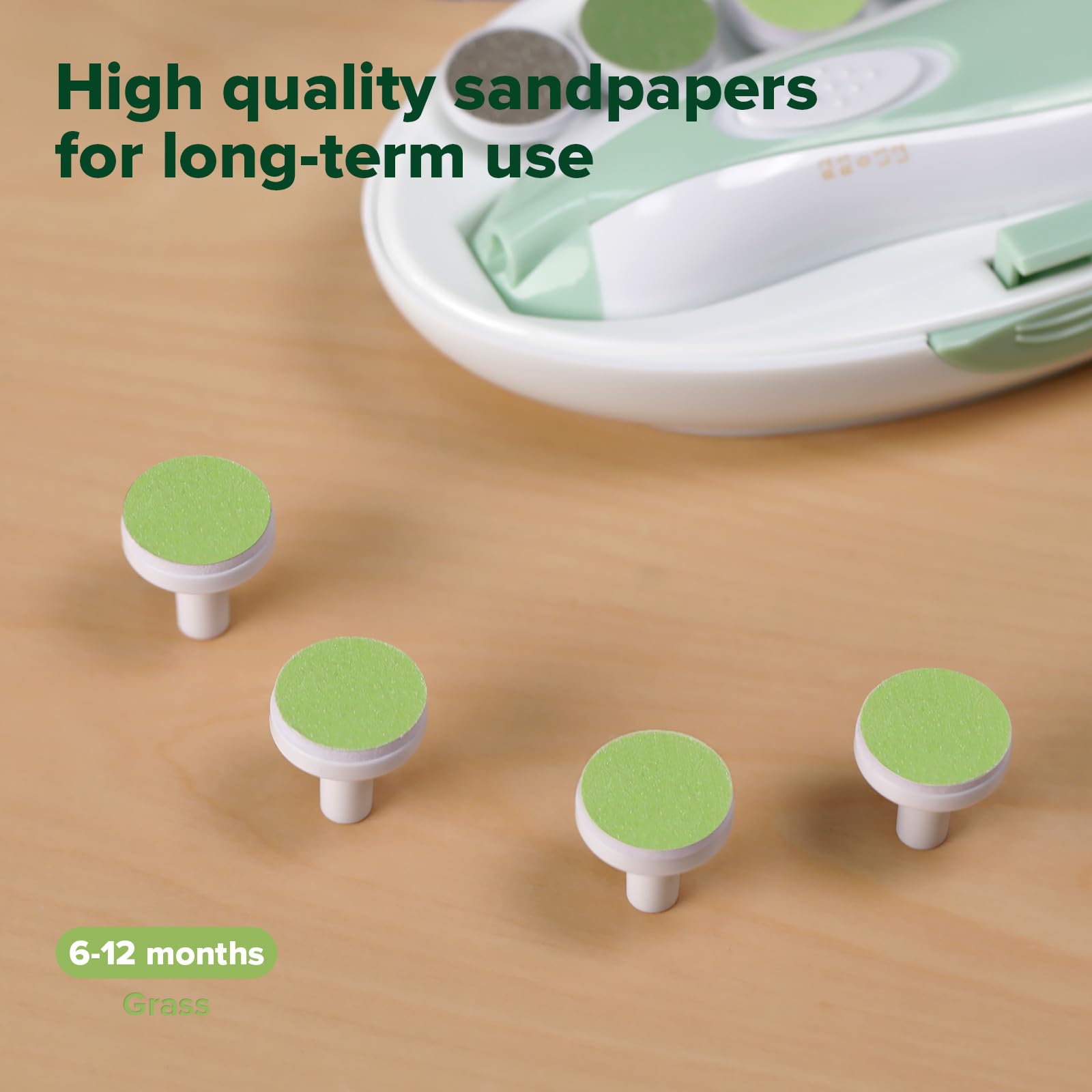 Haakaa grass color replacement pad adds a cheerful look during care.