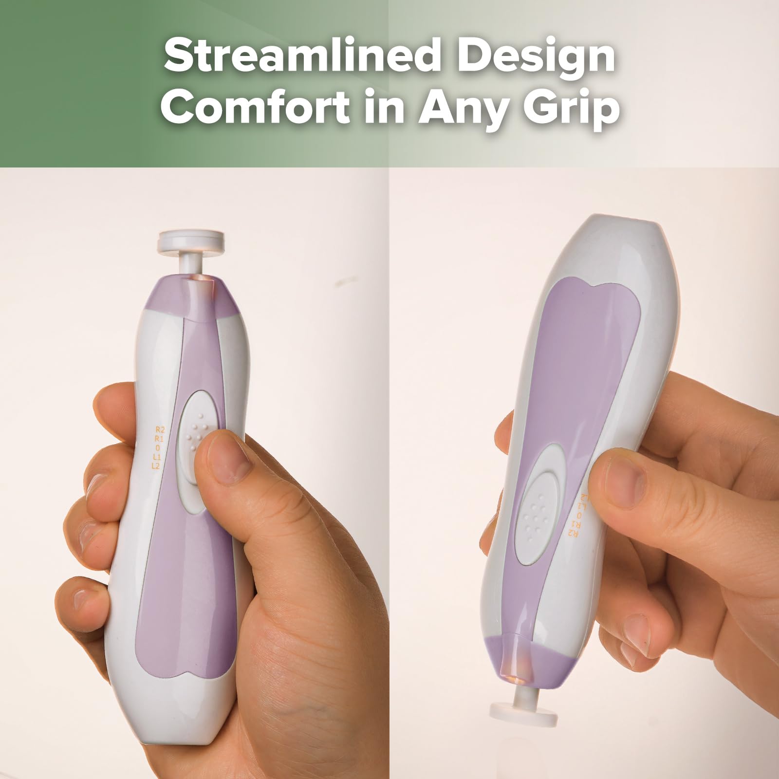 Haakaa compact replacement heads set for flexible nail care options.