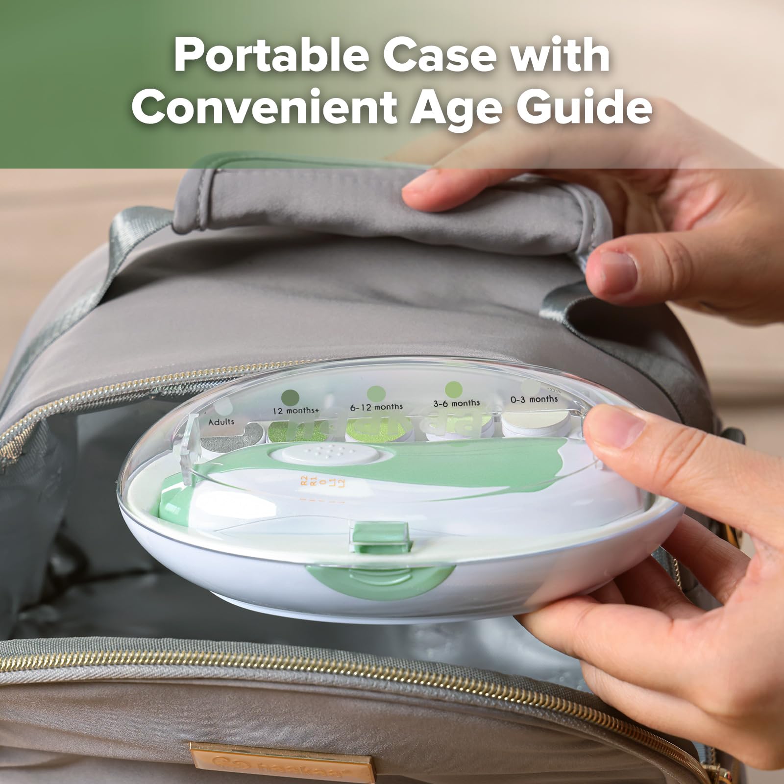 Haakaa compact-travel-case keeps all pieces organized.