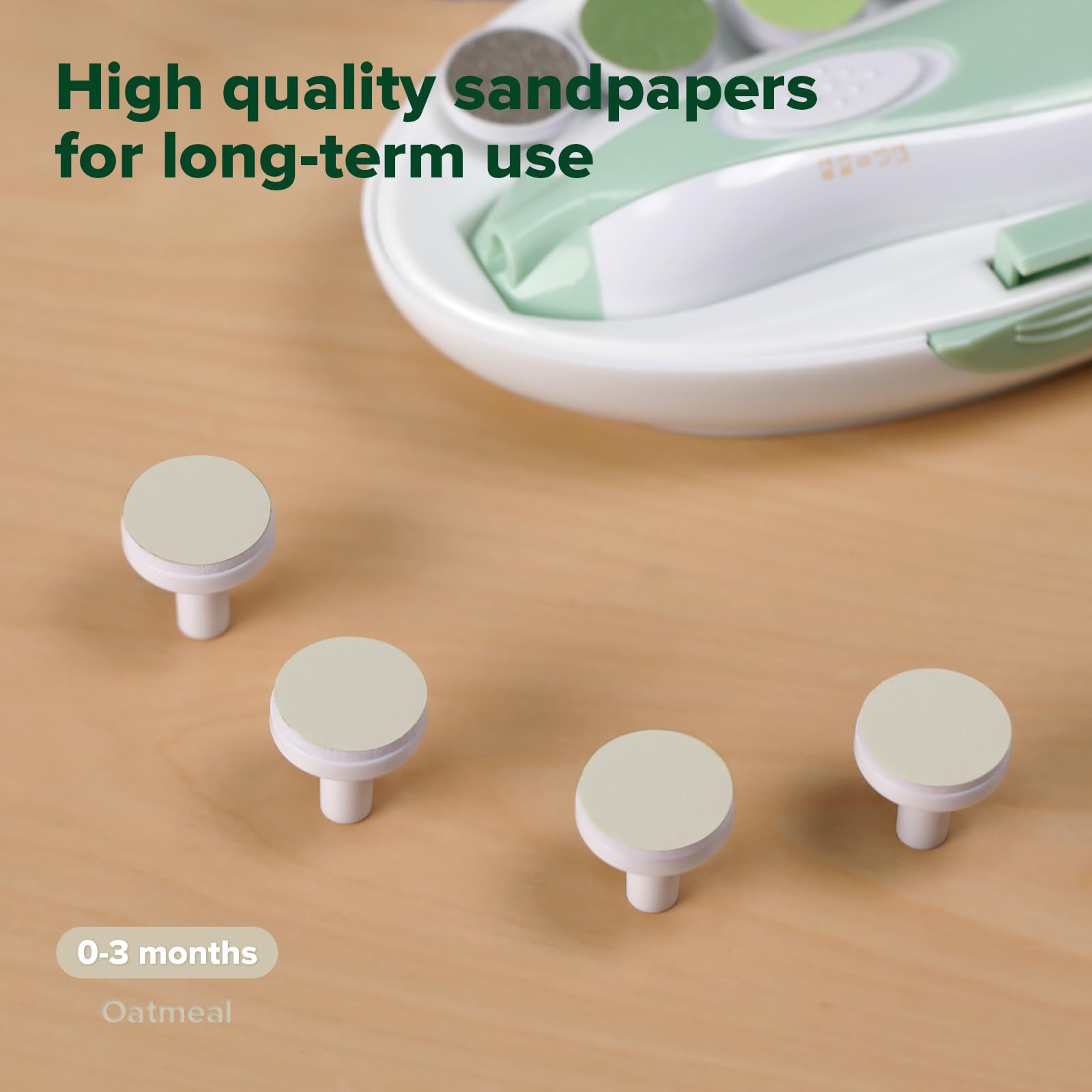 Haakaa easy-slot replacement pad fits quickly into the trimmer