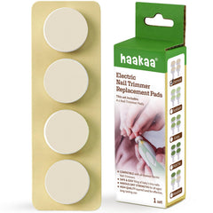 Haakaa electric nail trimmer replacement pads with four-pack for ongoing gentle nail care