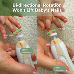 Haakaa replacement heads for versatile nail care across ages.