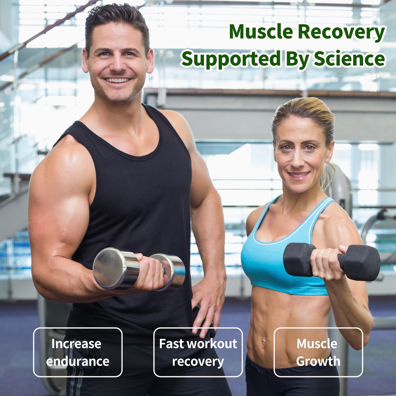 HAAYI HMB and Leucine Gummies bottle side for on-the-go muscle support