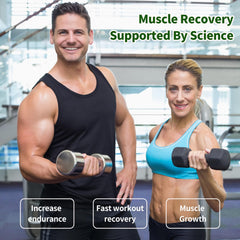 HAAYI HMB and Leucine Gummies bottle side for on-the-go muscle support