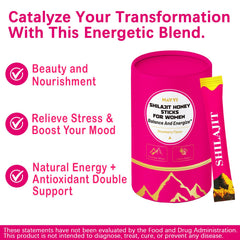 HAAYI Saffron Shilajit Honey Stick, saffron-infused flavor and minerals
