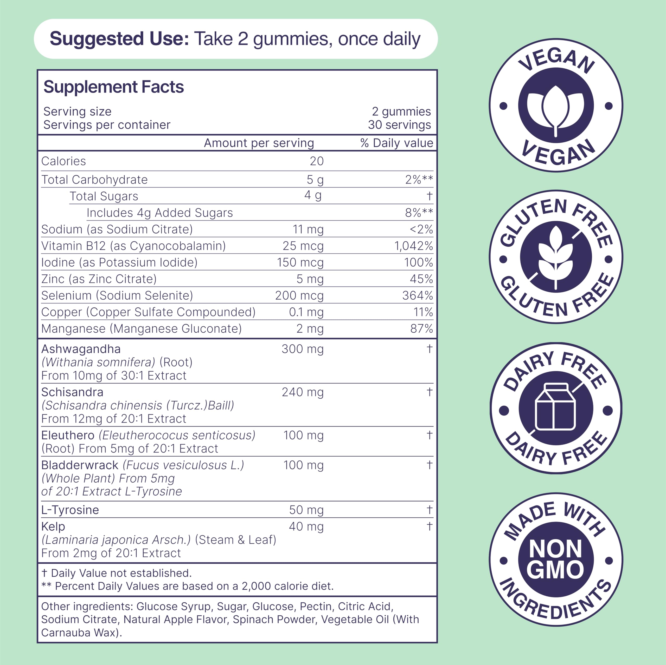 Habit + Habitat gummies morning and midday routine use.