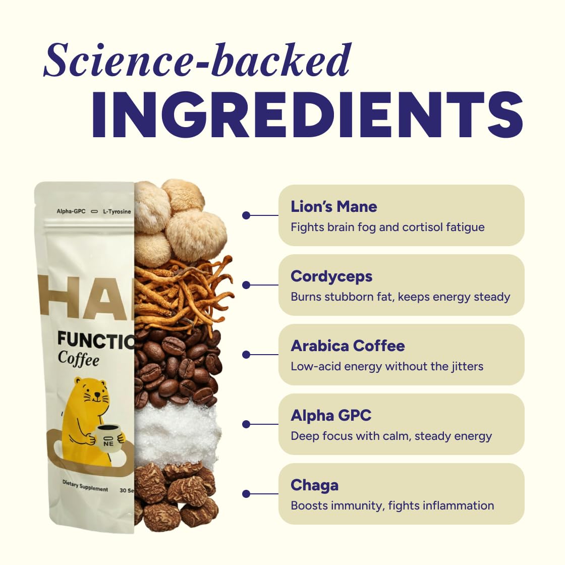 HabitONE Rhodiola adaptogen support for busy days