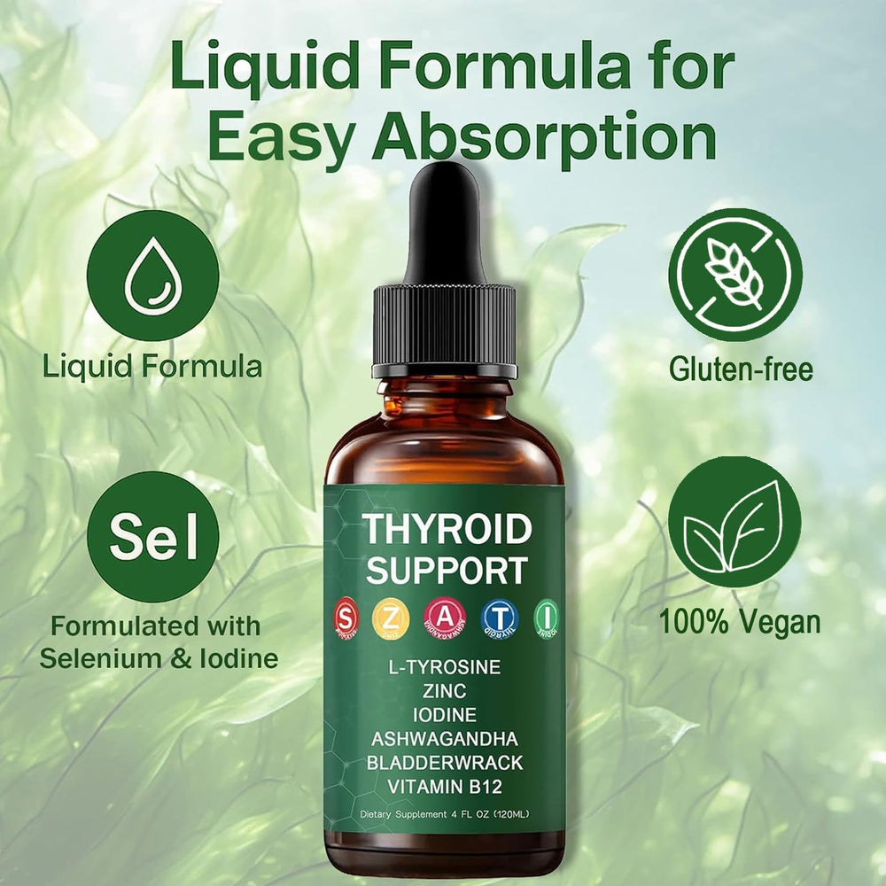 HABOHUSE Kindled Thyroid Drops dropper ready for sublingual absorption.