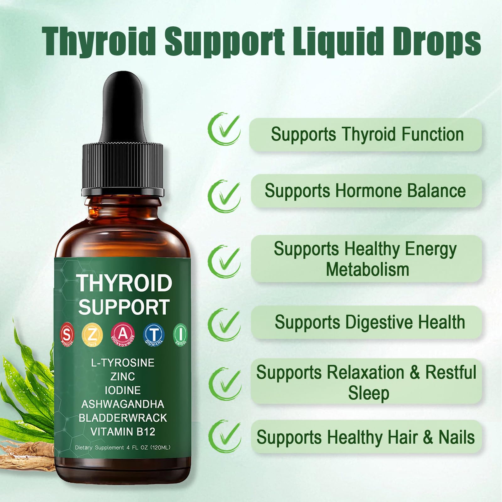 HABOHUSE Kindled Thyroid Drops berry flavor ready for easy dosing.