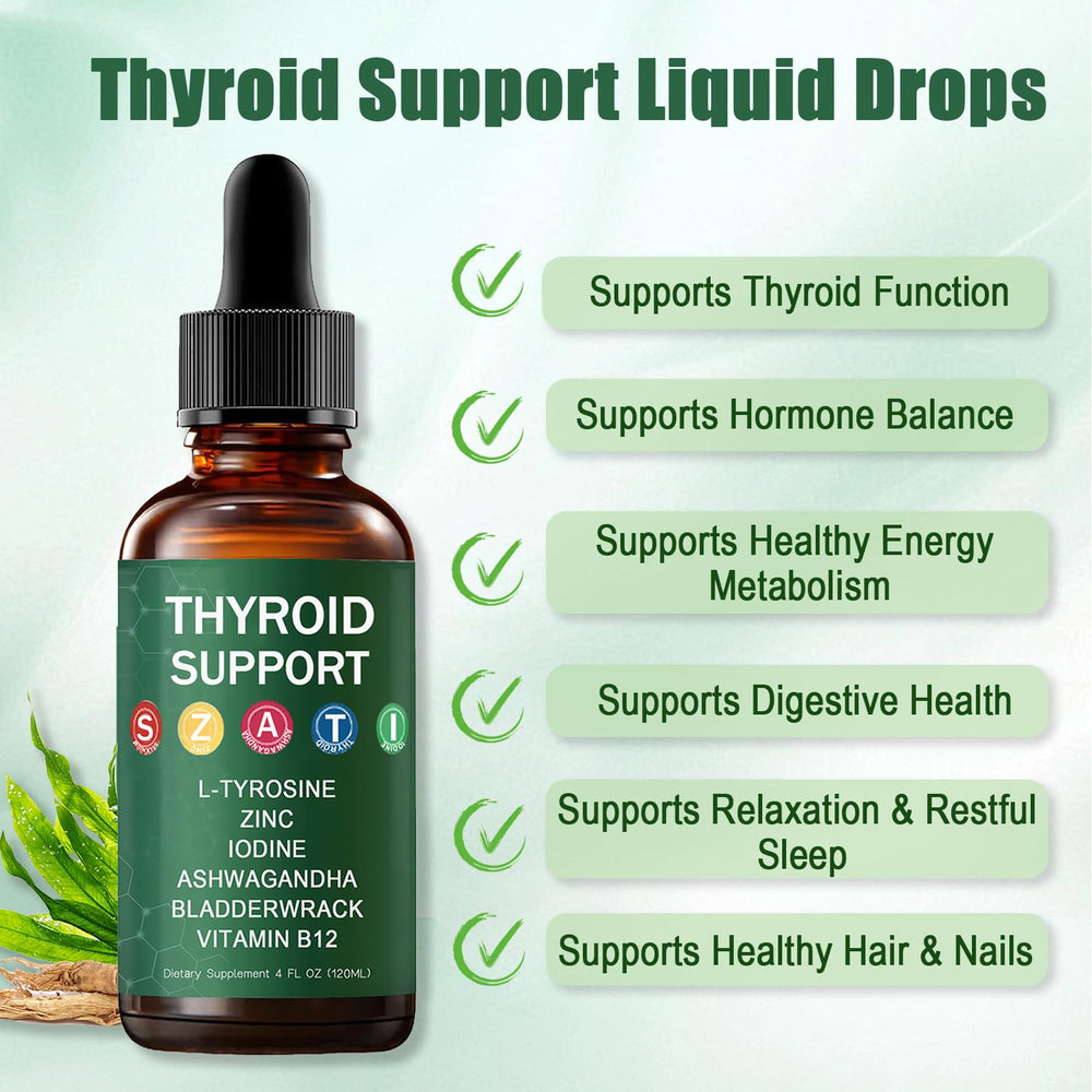 HABOHUSE Kindled Thyroid Drops berry flavor ready for easy dosing.