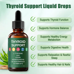 HABOHUSE Kindled Thyroid Drops berry flavor ready for easy dosing.