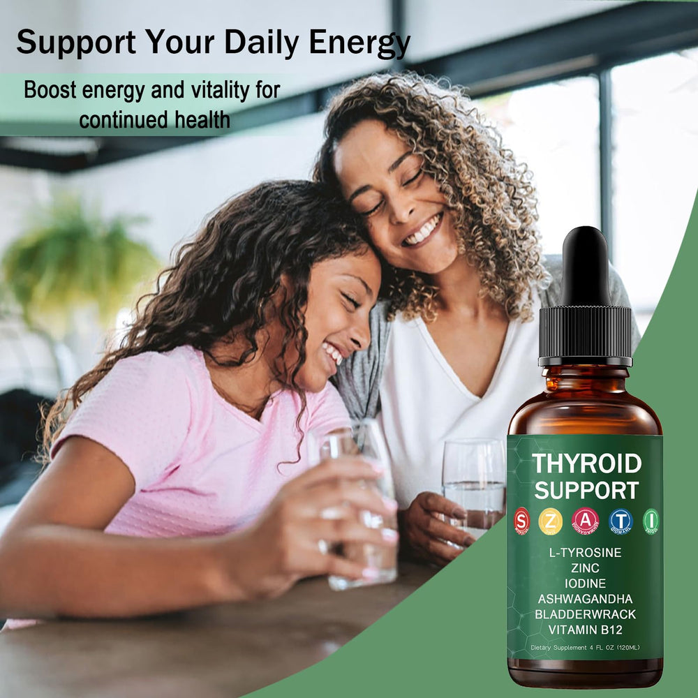 HABOHUSE Kindled Thyroid Drops travel-friendly 4 oz bottle.