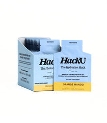 HackU Hydration Packets hero shot for convenient on-the-go hydration.