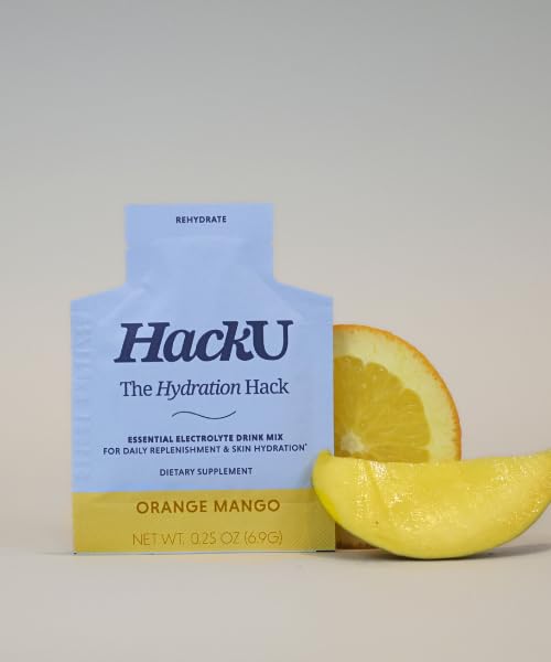 HackU travel single-serve packet ready for workouts or trips
