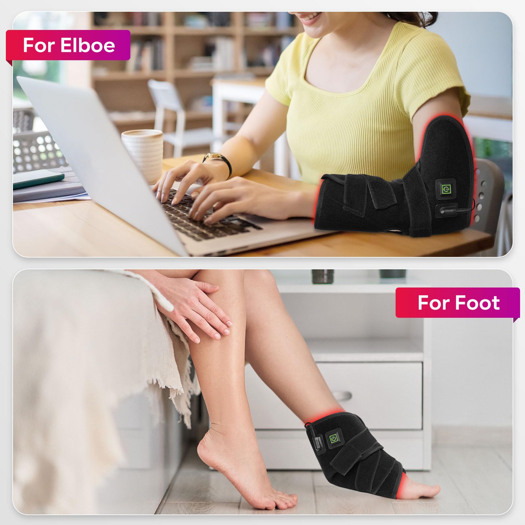 Haeglauv soft microfiber cover enhances comfort during sessions.