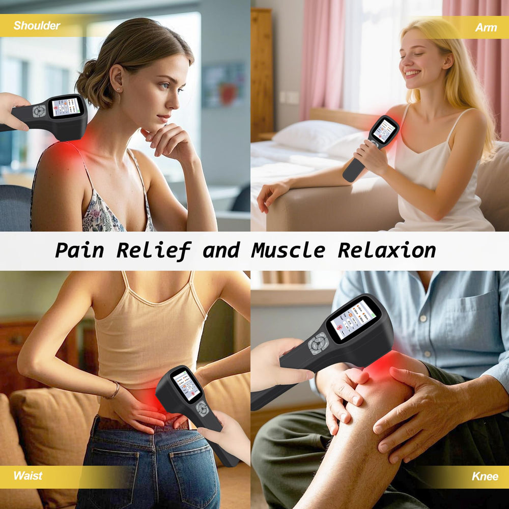 HlAiL knee pain relief application for targeted leg treatment.