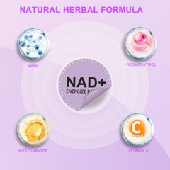 Packaging front of Haiphy NAD+Patches 30-count box