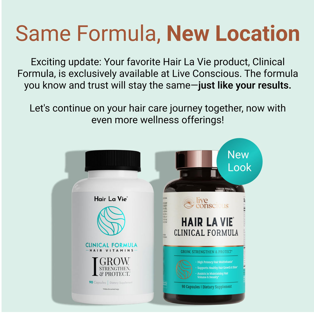 Hair La Vie capsules deliver essential nutrients for healthy-looking hair.