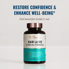 Hair La Vie two-pack box showing value and convenient packaging for ongoing use.