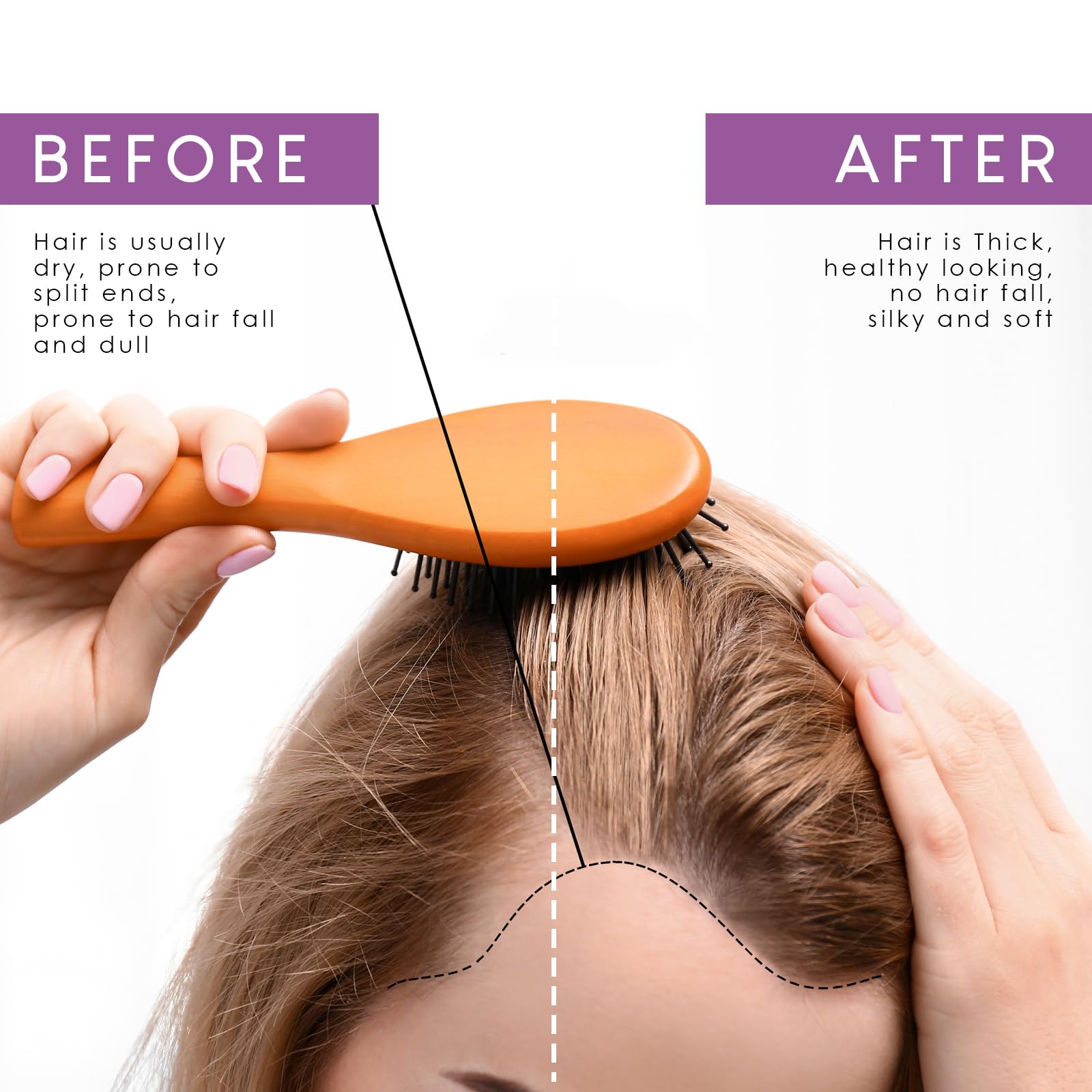 Hair to Stay supplement facts and vitamin blend visual