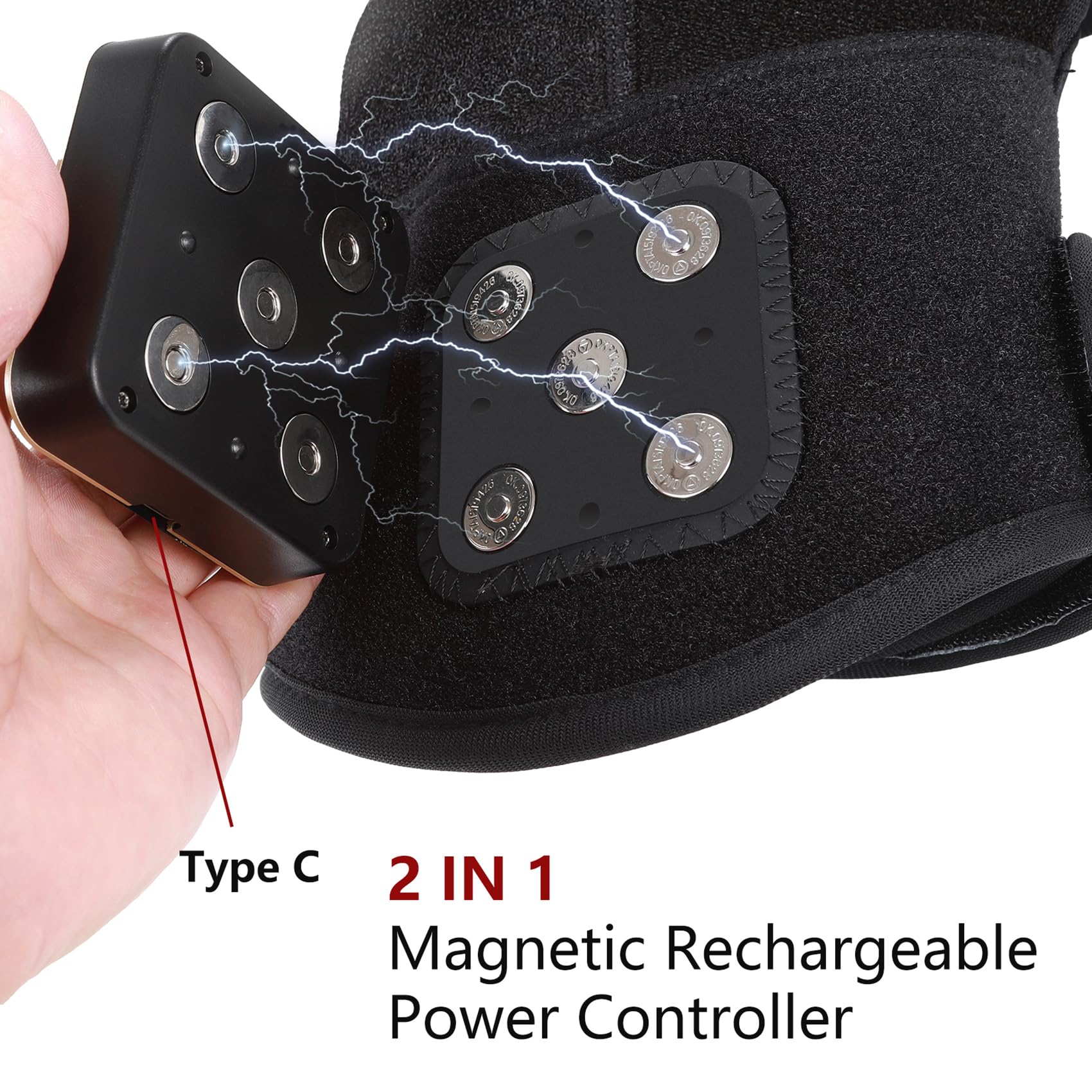 Adjustable Velcro strap for secure fit during sessions
