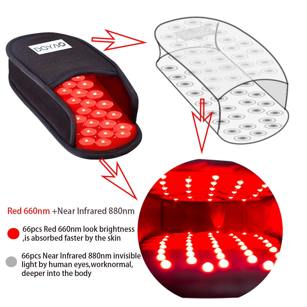 HAIYUE Red Light Slipper toes-instep therapy targets toes and instep for relaxation