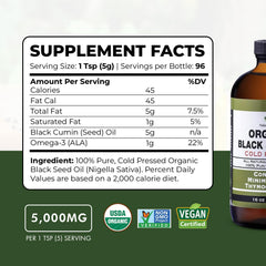 HalalEveryDay black seed oil glass bottle emphasizes premium packaging and freshness for kitchen and skincare