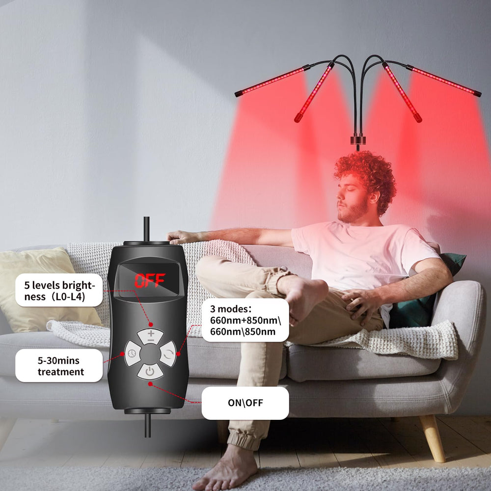 Halbeira lamp ideal for quick home sessions after workouts or daily routines.