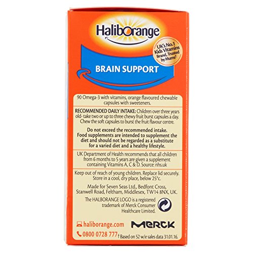 Haliborange Kids Omega-3 kid-friendly packaging encourages consistent use.