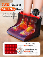 HALIDODO 180-LED coverage highlights full-foot and ankle treatment area