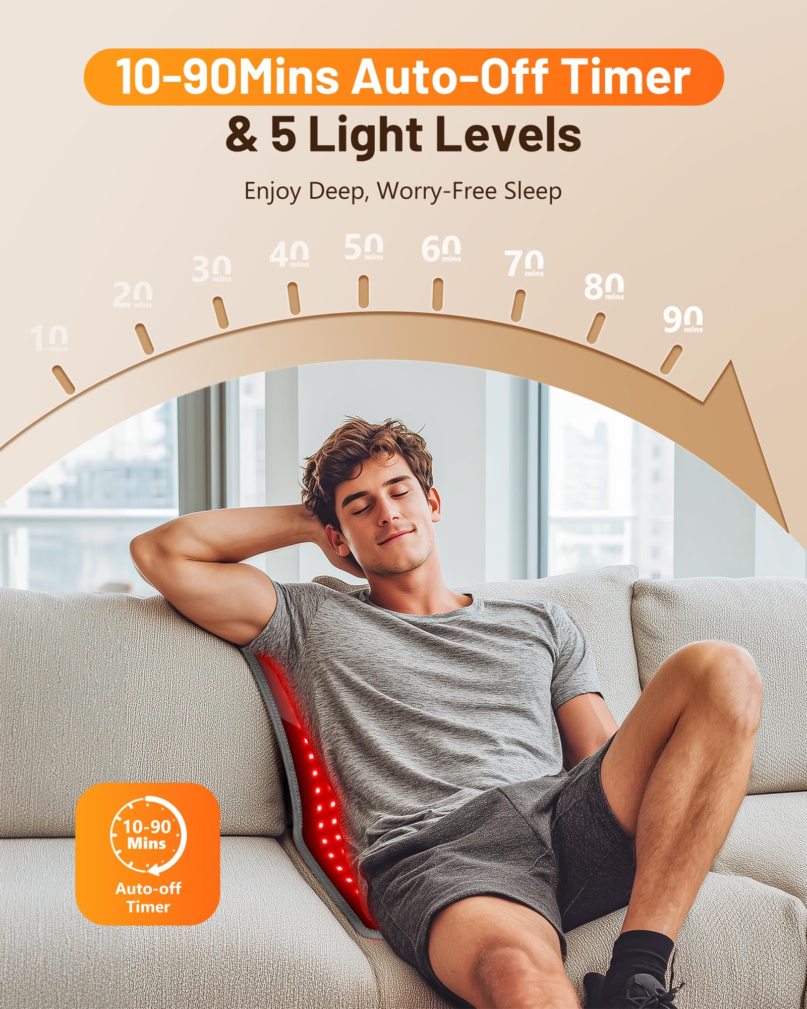 HALIDODO therapy pad back view highlighting large surface area