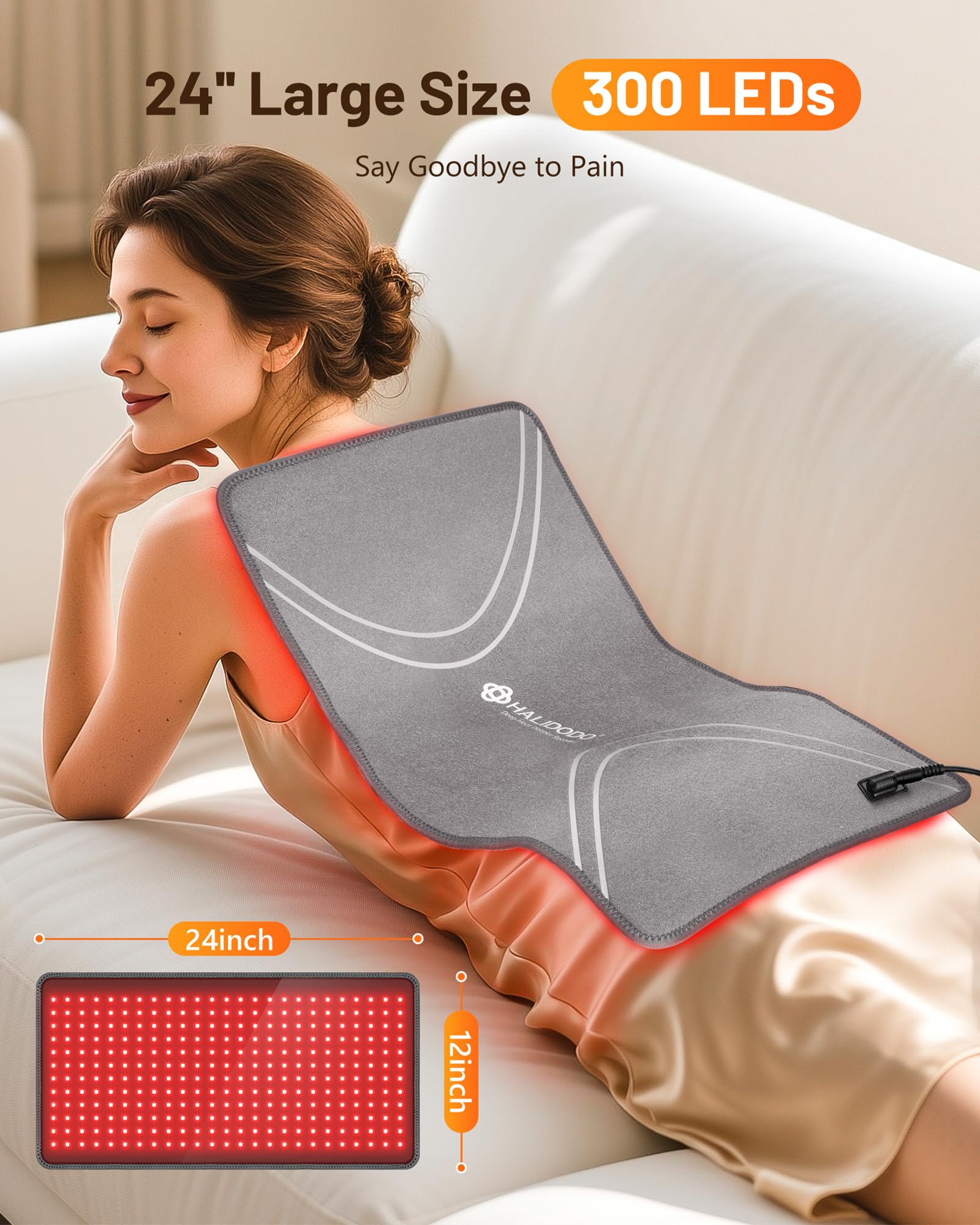 HALIDODO remote with timer and brightness controls for sessions