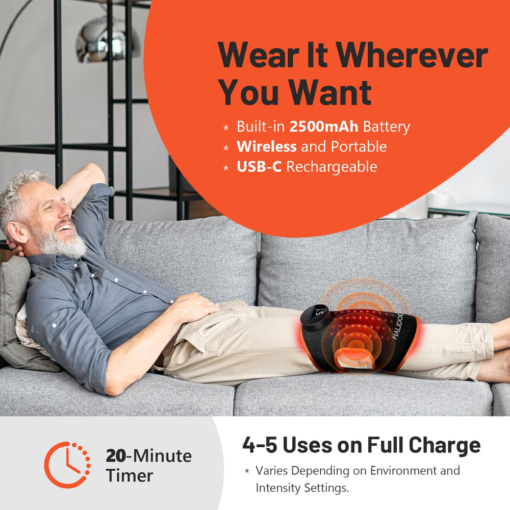 HALIDODO 2500 mAh battery powering long sessions on the go