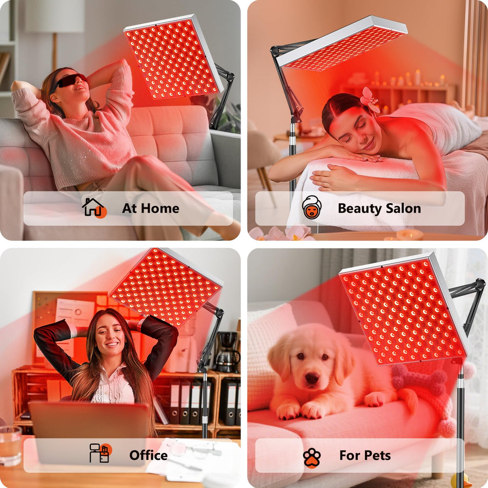 HALIDODO desk clamp setup for portable therapy at home or office.