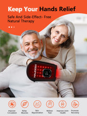 HALIDODO dual-wavelength 660nm and 850nm light across the hand